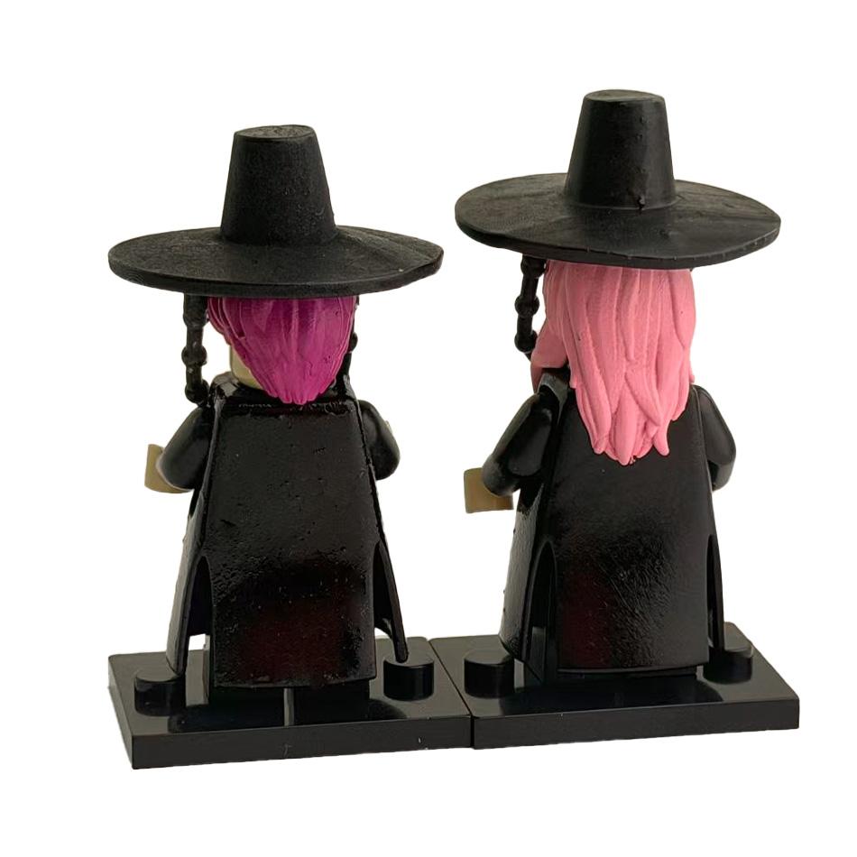 NOUVEAU KPOP Domon Huntens Poupées Dessin Animé Blocs de Construction Kawaii Figurine d'Action Jouet à Assembler Jouets Éducatifs pour Enfants Cadeaux