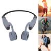 Bone Conduction Headphones IPX8 Water Resistant Comfortable Clear Sound Quality Wireless   Sport Headphones 16G Memory