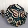 1pc Moonlit Moth Automatic Open/Close Umbrella with Windproof, Functional Design, 8-Rib Sturdy Canopy