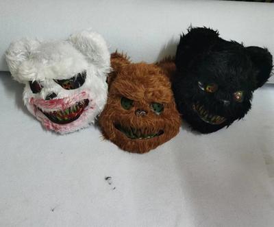 Stuffed Bear Mask Halloween Party Prom Animal Masks
