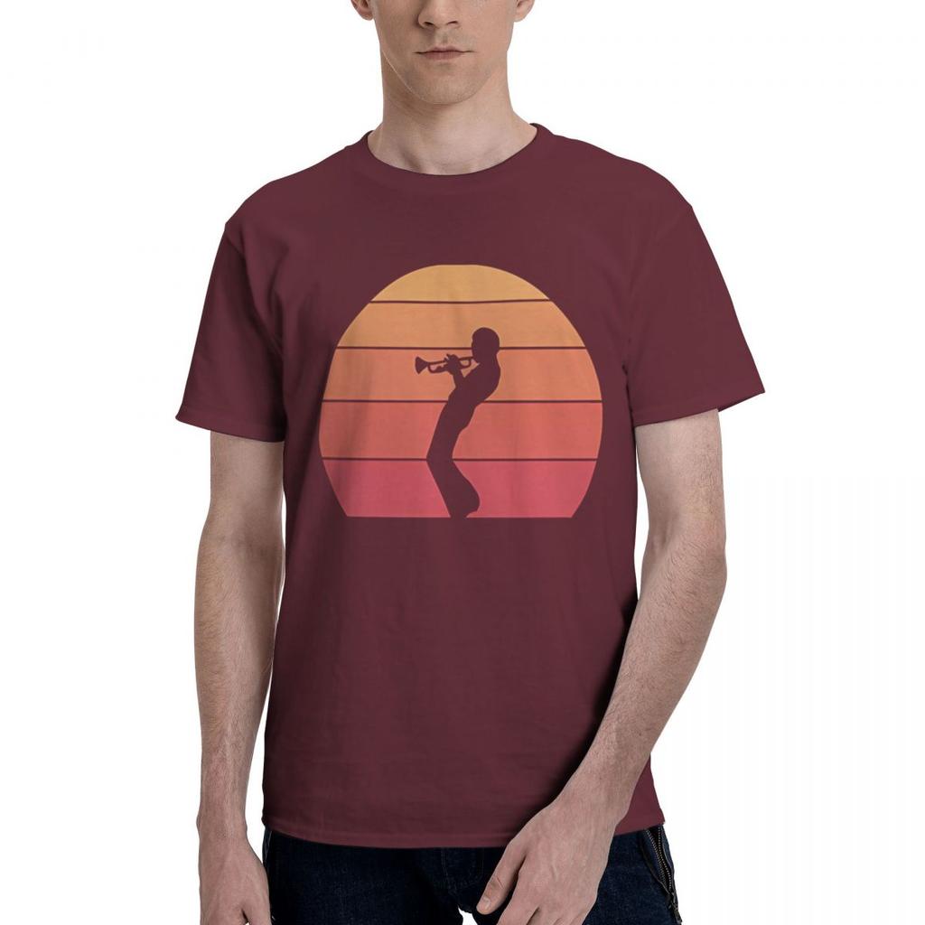 Miles Davis Trumpet Sunset 100 Cotton Casual Breathable Confortable Vintage New Gifts And TShirts Graphic Tee