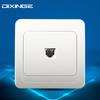 European Style Dual Socket: Two-Gang Telephone & Computer ABS Wall Panel