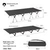 Ultra-Light Portable Aluminum Folding Camp Bed for Outdoor Camping