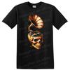 Skull Gramophone Retro Music T Shirt Vintage Style Artistic Design Tee
