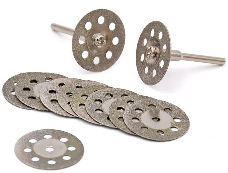 12 szt./zestaw 22 mm HSS Tarcza tnąca Ostrze piły tarczowej Do cięcia metalu Narzędzia ścierne Do narzędzia obrotowego Dremel ostrze tnące