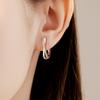 Star Twisted Line Earrings Jewelry Versatile Hoop Earrings For Women Jewelry Fine Birthday Party Gifts