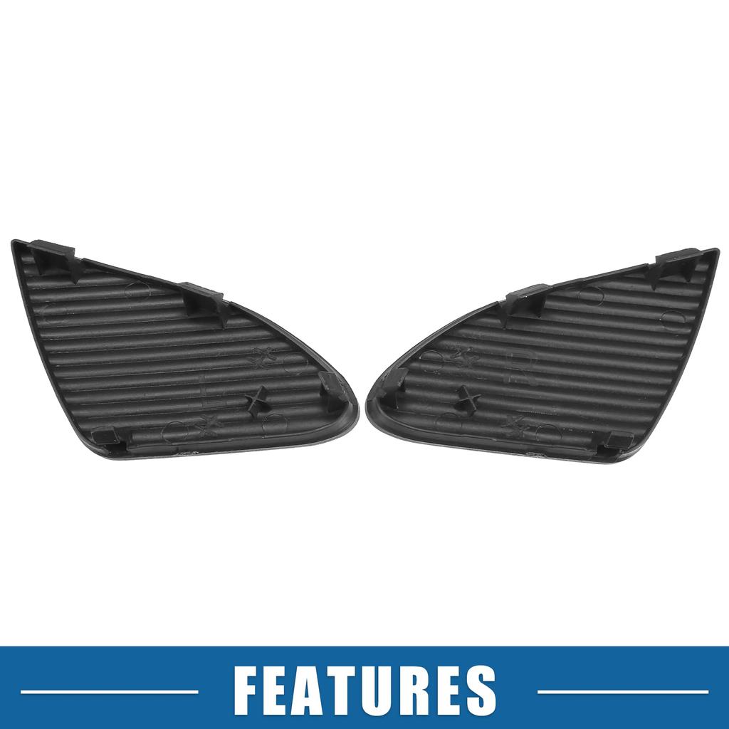 ABSOPRO Front Bumper Fog Light Frame Grille Lamp Frame Part Number Compatible with Lexus Black Cover, Cover, Trim, 52437-53020, IS250/IS350