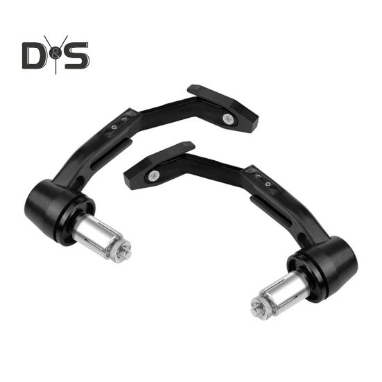 

1 пара мотоциклетных ручек с ЧПУ из алюминиевого сплава, руль, тормозной рычаг сцепления, защита для рук, мотоцикл, грязевой велосипед, скутер, модификация, аксессуары чёрный