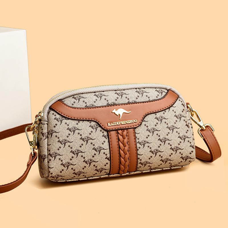 Crossbody Bag, Middle-aged Woman, Mother's Bag, Small Square Bag, Single-shoulder Bag