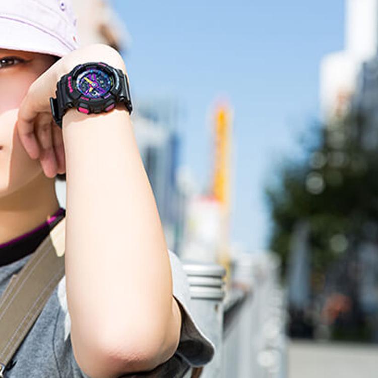 Casio Women's BABY-G 46.3mm Purple Watch BA-110TM-1A BA-110TM-1A