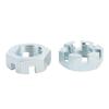 2 Sets Trailer Nut Kit with 1in Shaft Spindle Nuts 1in Washer 2.2in   Cotter Pins Galvanized for 1in Shaft Spindle