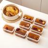 Freezer Tray With Lid - Durable Kitchen Storage For Soup, Broth & Sauces Stackable Food Prep Storage Container Kitchen Jar