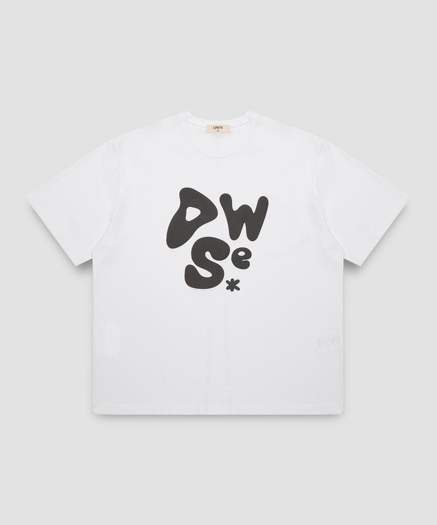 Dideobeulyueseui Round Logo T-Shirt (White)