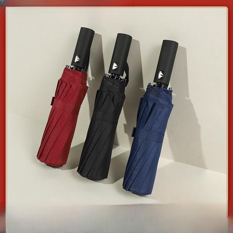 Lilang 12-Rib Automatic Folding Umbrella