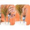 Adjustable Self Watering Spike Automatic Plant Watering Device Slow Release Drip Irrigation Spike with Bottle for Indoor Outdoor Plant Pots Vacation