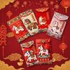 Embroidery Style Horse Year Money Envelope Cartoon Money Bag Red Packet Birthday Celebration