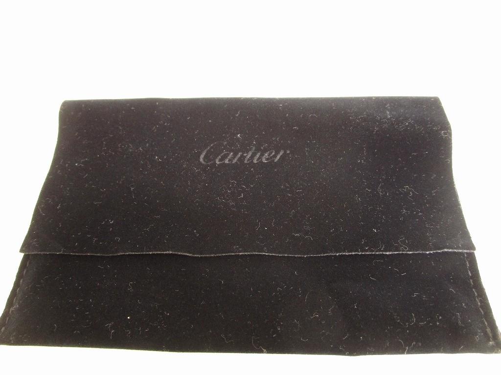 Portamonete Autentico Cartier Pasha de Cartier in Pelle Nera #9869 Scatola Aperta
