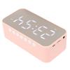 Wireless   Speaker Stereo Sound Noise Cancelling Temperature Display Voice Broadcast FM Radio Mirror Alarm Clock