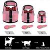 Rabbit Harness with Elastic Leash, Suitable for Small Pets (S: Bust (20-23cm), Pink) -Versailles