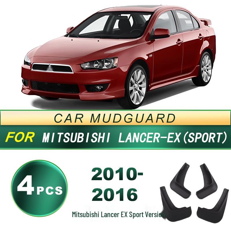Soft Rubber Mud Flaps for 2010-2016 Mitsubishi Lancer EX Sport
