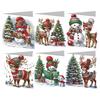 Diamond Painting Christmas Cards Diamond Painting Greeting Cards DIY Diamond Art Cards Arts Crafts for Birthday Thanksgiving Day