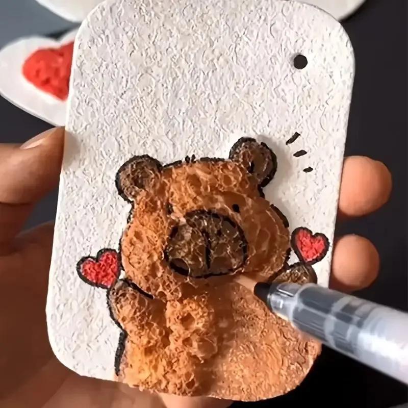 10-40PCS Foam Texture Painting Creative Magic Three-dimensional Art Paper Children DIY Painting Educational Toy Manual Pinch Fun