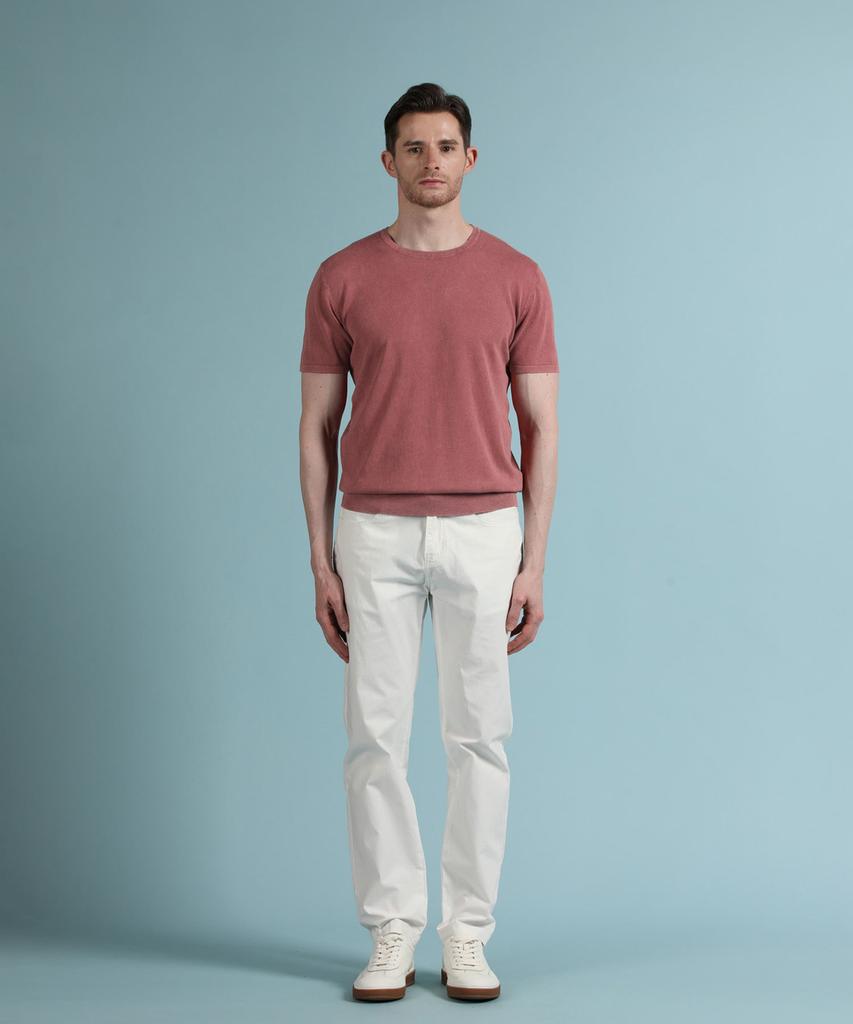 PANICALE Red Vintage Washed Round Knit (Type A)