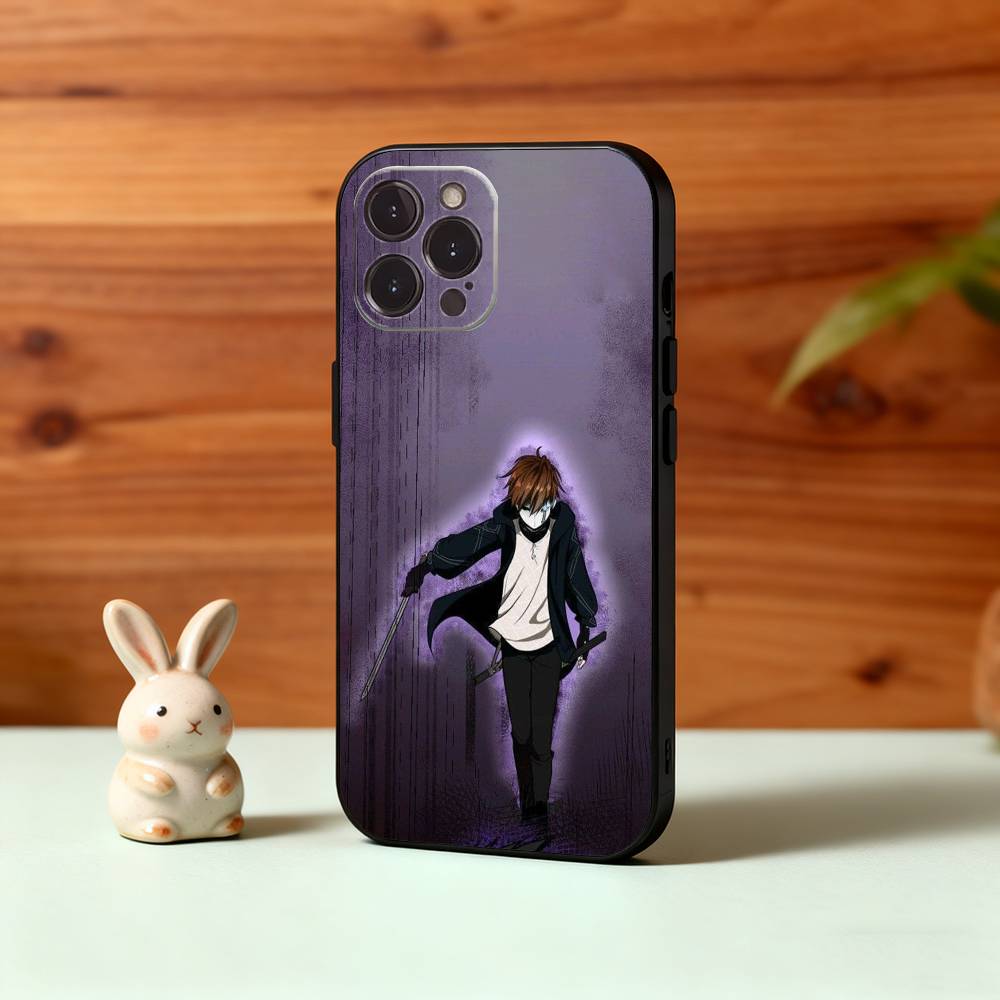 T-The B-Beginning After End Anime Phone Case For iPhone17,16,15,14,13,12Plus,Pro Max,XS,5G Soft Silicone Black Cover