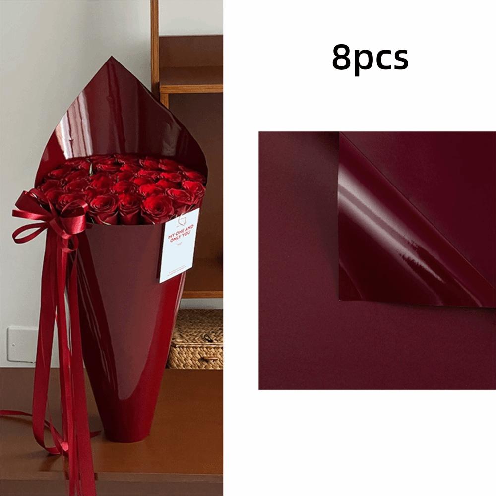 Fashion DIY Rose Flower Wrapping Bag Waterproof 43*48cm Flower Wrapping Paper Wrapping Paper for Flower Bouquets