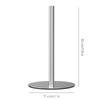 Stainless Steel Vertical Desktop Tissue and Toilet Paper Holder for Hotel Kitchen