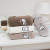 Songwol Towel Yoga Cat Cotton Towel 150g X 4 + AYO Travel Pouch M Set