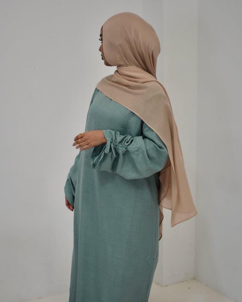 2025 Loriya Dubaj Jarní Letní Párty Manžetové Šněrovací Šaty LR833