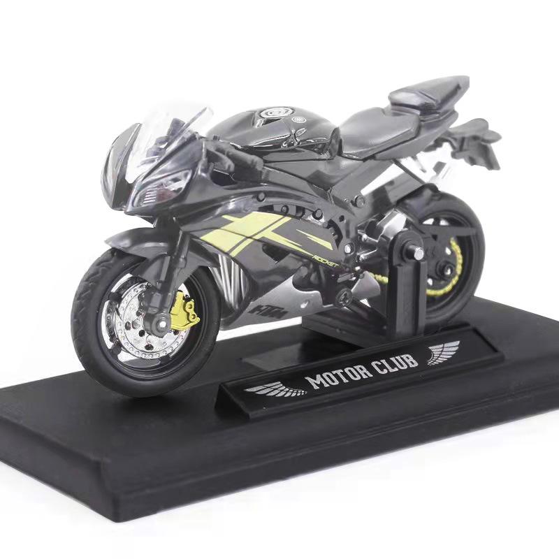 

1:18 Аксессуары для домашнего стола Коллекция мотоциклов из сплава Офисная модель Литой мотоцикл Симуляция Портативные фигурки Реплики