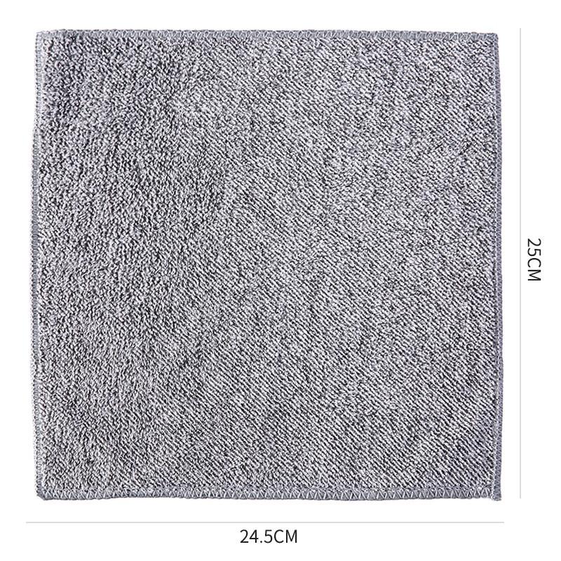 Bamboo Charcoal Fiber Kitchen Dishcloths
