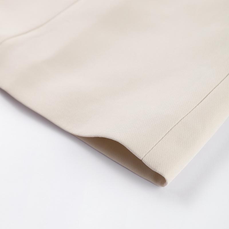 Elegant Sleeveless V-neck Dress Women's Slim Khaki Zippers Short Dresses Streetwear