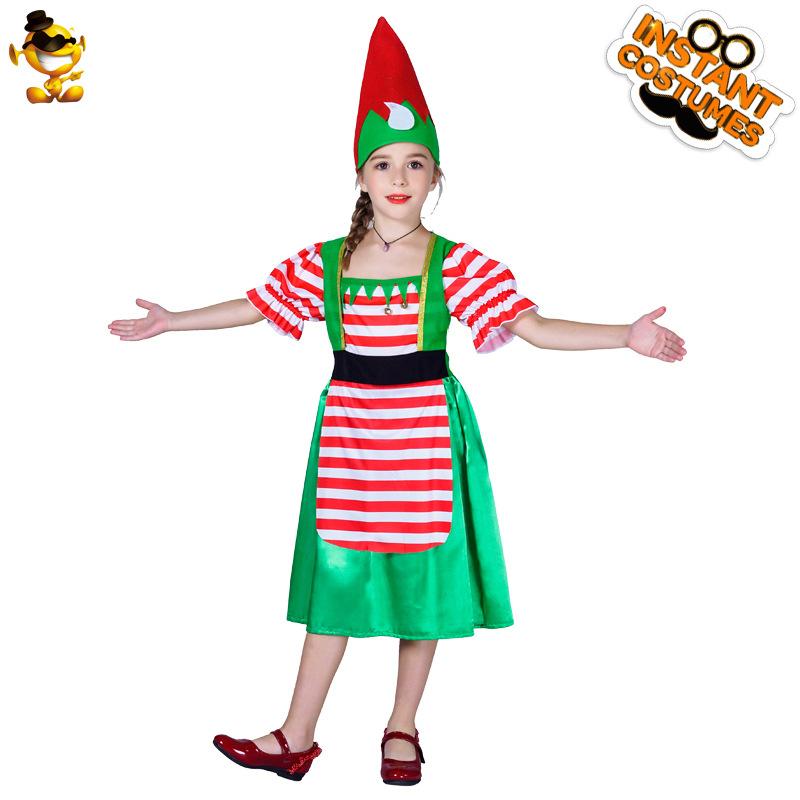 

Рождественский Детский Милый Рождественский Костюм Принцессы для Вечеринки Костюм для Рождественской Сцены для Девочек Костюм для Выступления L/10-12 years old, 140-152CM