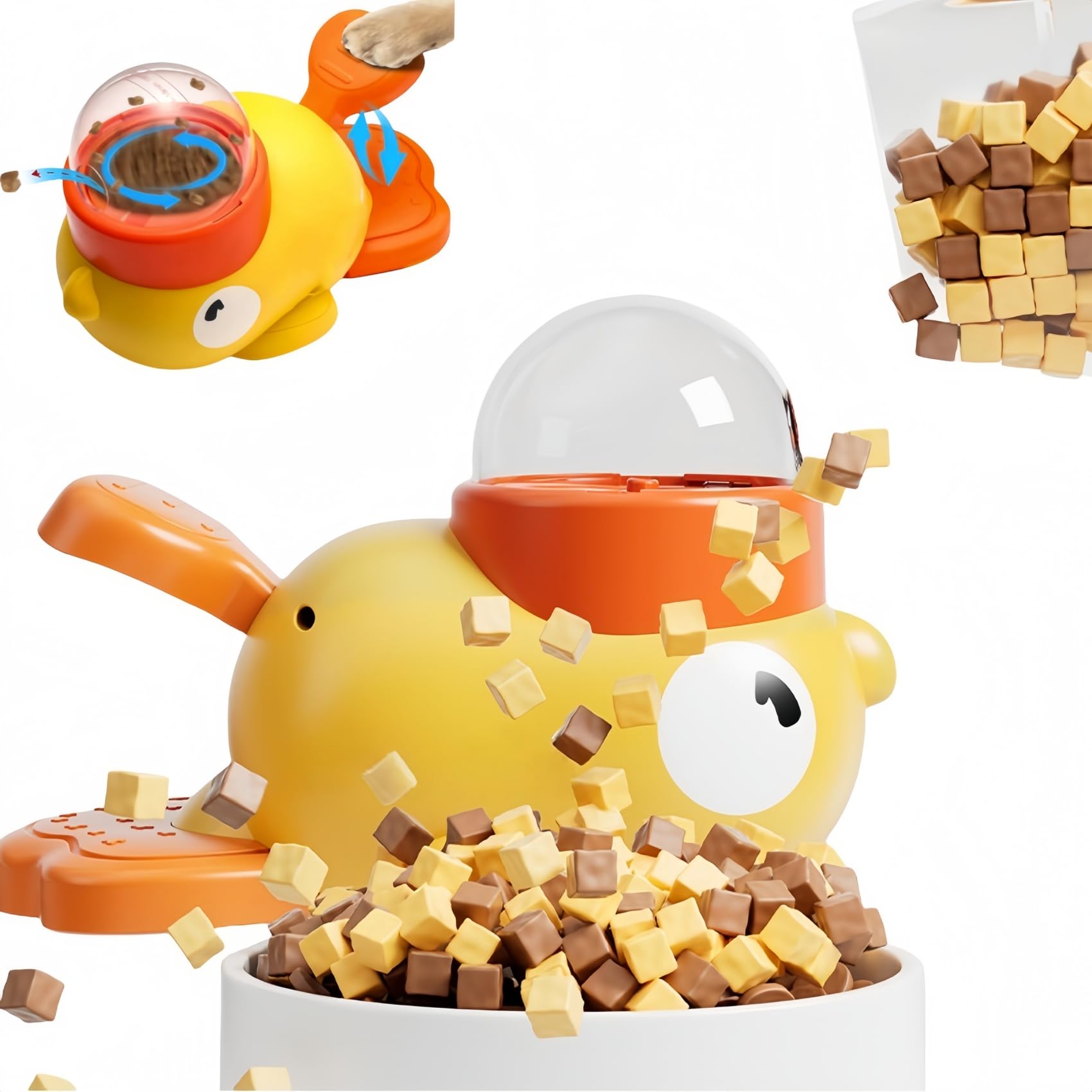 

SHIOSH Автоматическая кормушка Игрушка для обучения питомцев Кормушка Игрушка для обучения собак Кормушка Игрушка Кормушка Игрушка для обучения питомцев Кормушка Кормушка для еды Еда Игра питомца от жёлтый