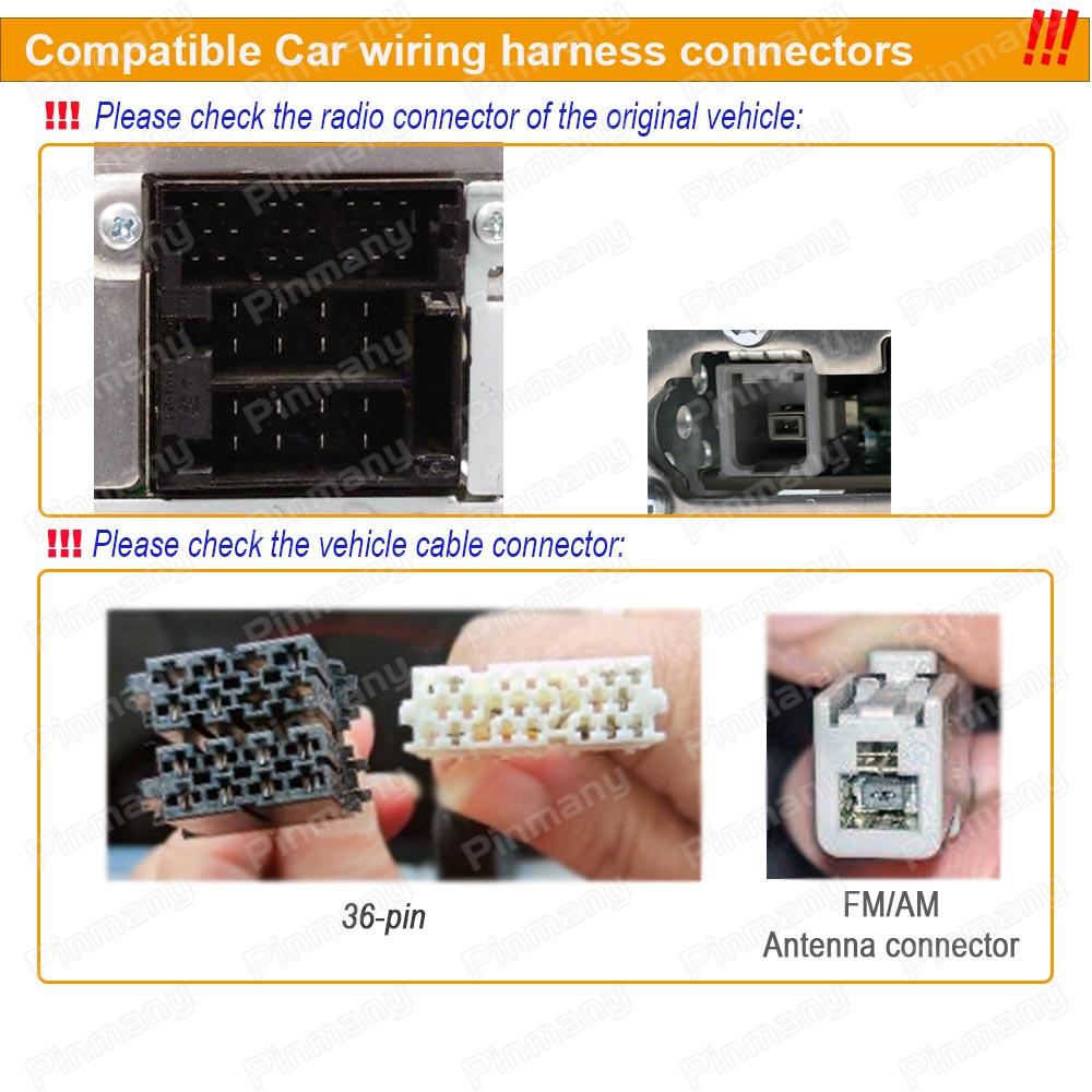 Car Radio Cable Power Wire Harness Connector HYC19 for Hyundai Elantra Accent Azera I10 I20 I30 IX55 Tucson KIA Carens Picanto Radio Accessories 4