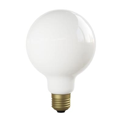 [3-Year Warranty Filament LED Bulb [Siphon] White Type Ball 95 G95 LDF72D] 55W Equivalent, 600lm Luminous Flux, Warm White (2700K), E26 Base,