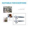 SANGELAR 6 Inch Left-handed Professional Hair Scissors, Magical for Girls' Hair Trimming,Dog Grooming Scissors Can Be Used As Pet Styling Tool