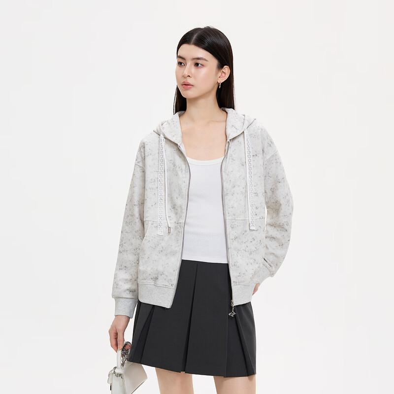 FivePlus Women's Hooded Zip Sweatshirt Cardigan