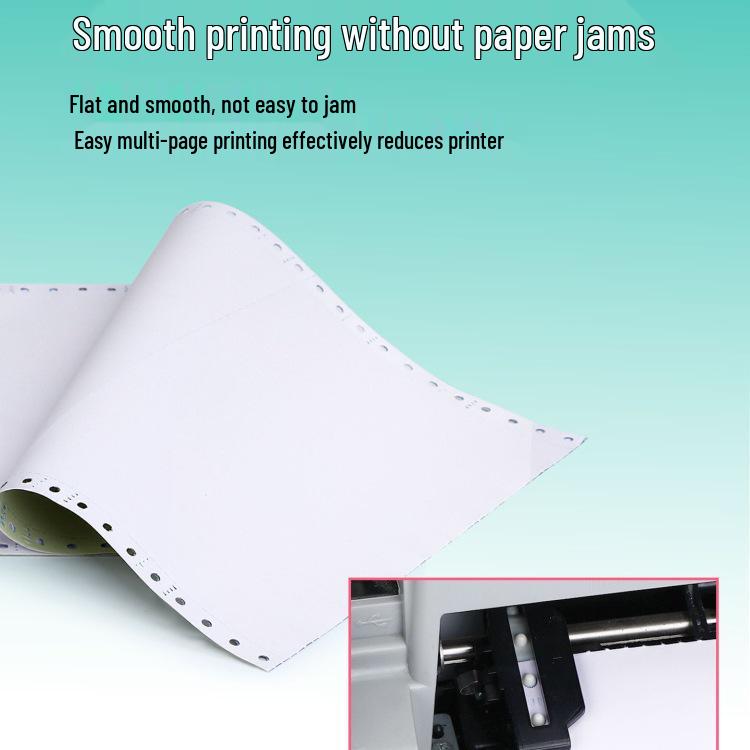 Upgraded Donglin Three-Part Two-Fold and Three-Part Three-Fold Pin-Feed Printer Paper