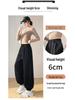 Women's High Waist Wide Leg Sweatpants - Spring 2026 Korean Style Casual Trendy