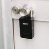 Waki Sangyo Emergency Key Box, Black, 110 x 72 mm, Spare Key Box, for Key Storage and Transfer, MBX-2204