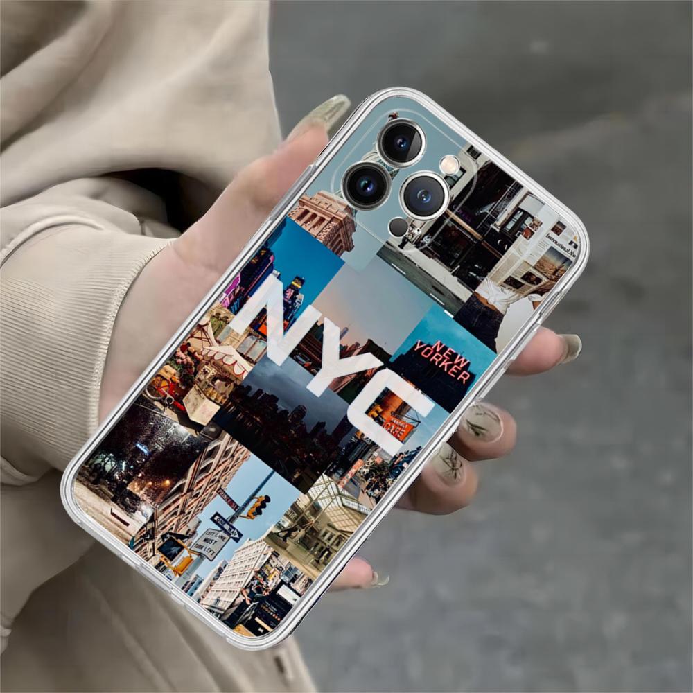 

Нью-Йорк NEW YORK CITY Чехол для телефона для iPhone 15 14 11 12 13 Mini Pro XS Max Чехол 6 7 8 Plus X XR SE 2020 Funda Shell 7plus or 8plus