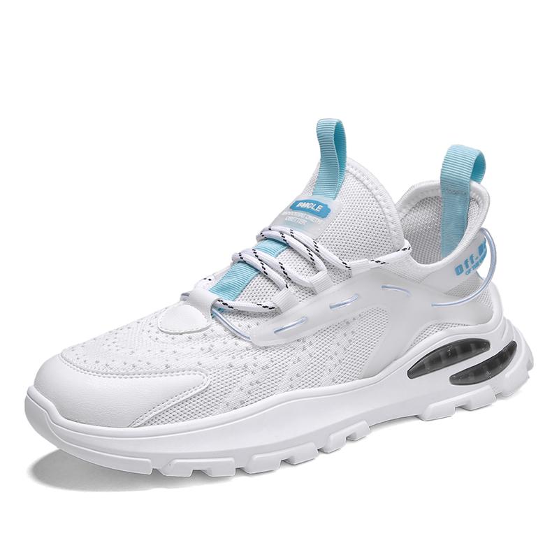 Trend Mesh Shoes Men Vulcanized Sneakers Summer Breathable Running Shoes Fashion Casual Walking Shoes Flat Shoes Tenis Masculino 39