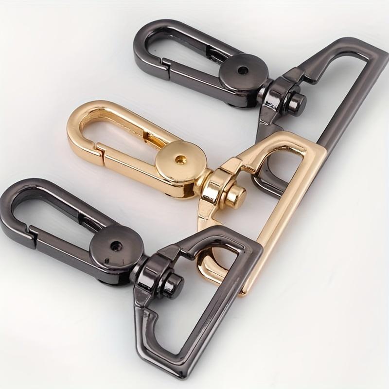 2pcs Metal Swivel Snap Hook Trigger Clips Buckles Hooks For Pet & Dog & Cat Leash & Chest Strap Accessory, Flag, Leather Craft
