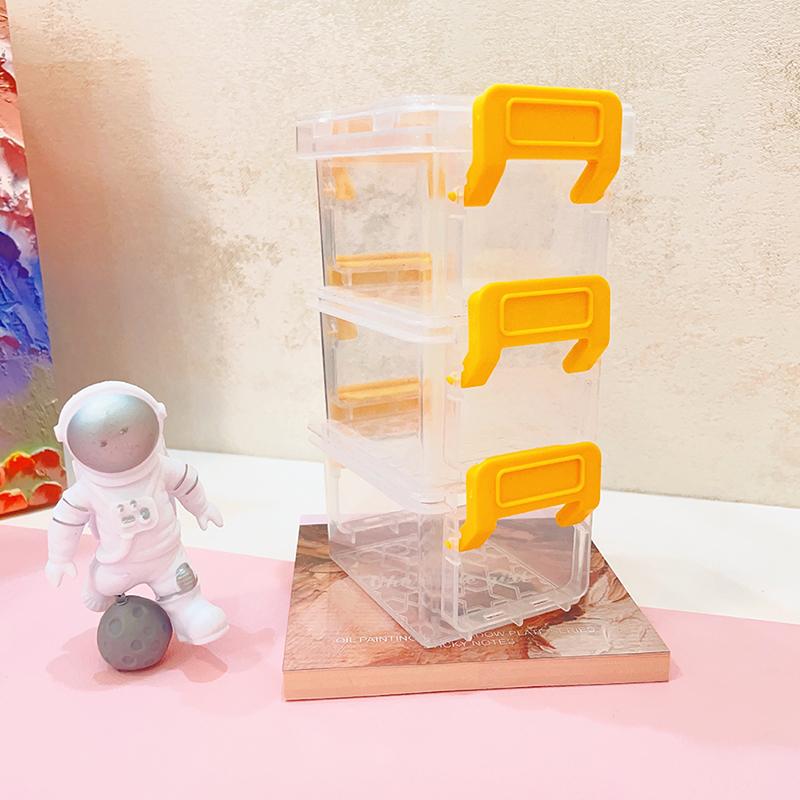 

Креативный ящик для хранения Мини Симпатичный настольный ящик для хранения Аксессуары для домашнего хранения жёлтый