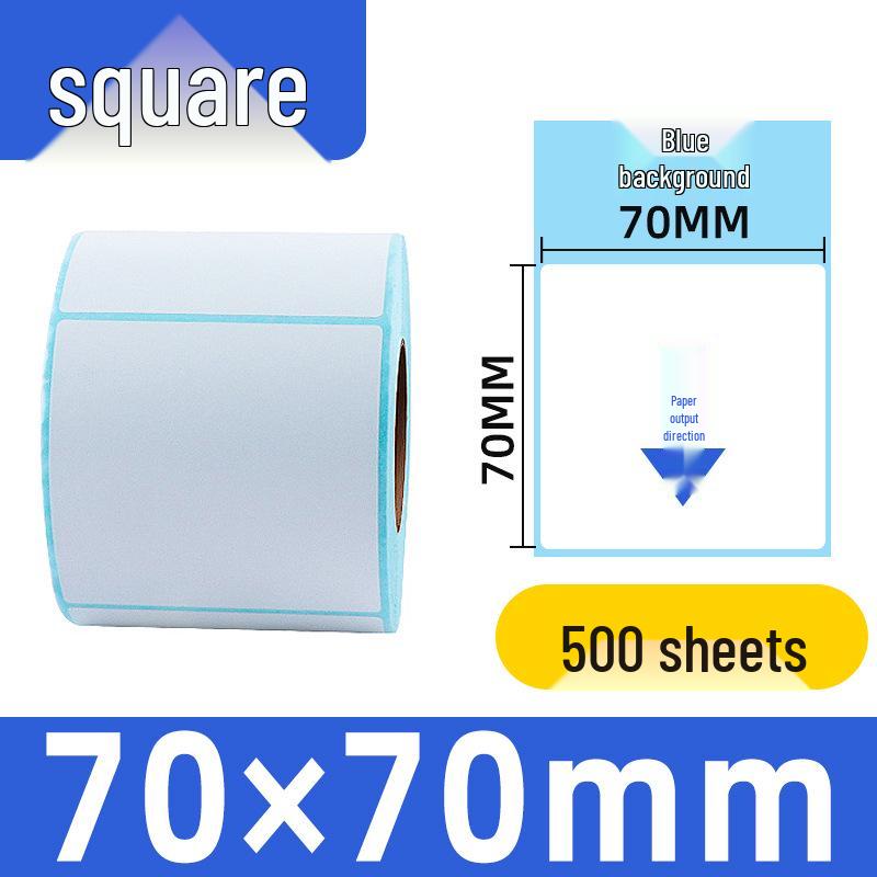 Durable 100x100 Self-Adhesive Thermal Label Paper for Supermarket Barcodes & Express Waybills