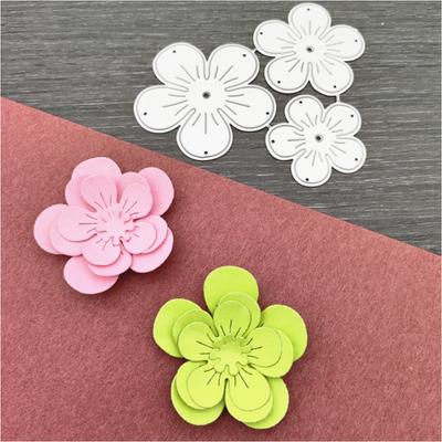 Metall-Stanzformen, Stanzformen, Frühlingsblume, Scrapbook, Papierhandwerk, Messerform, Schablonen